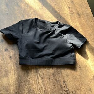 NVGTN Black Crop Top